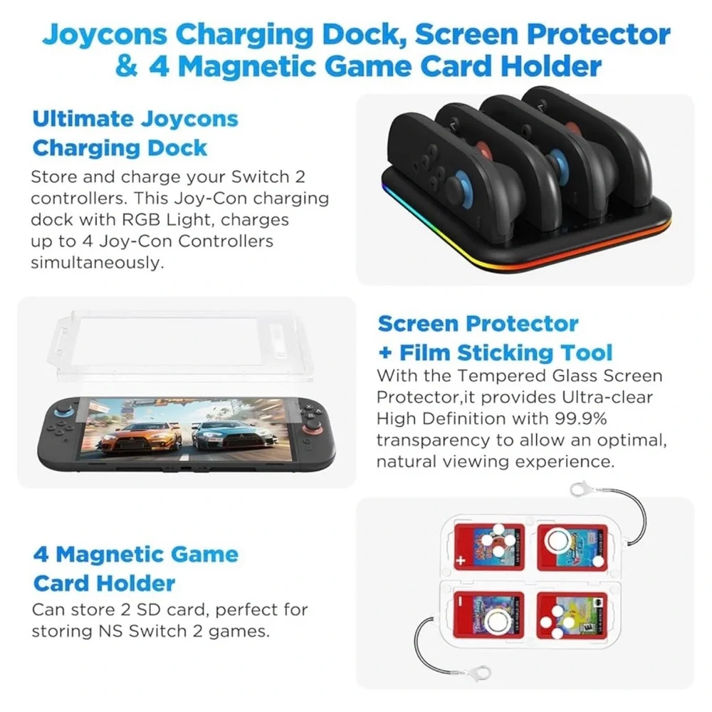 15 in 1 Nintendo switch to accessory bundle kit